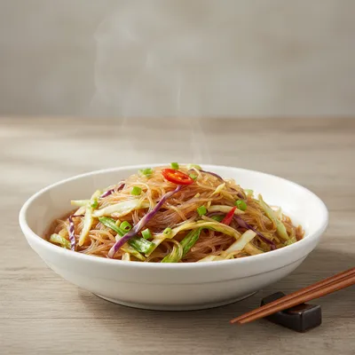 Cabbage with Glass Noodles — The Everyday Budget Classic