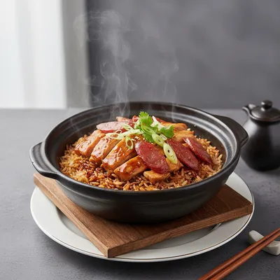 Claypot Rice — Sizzling in the Pot