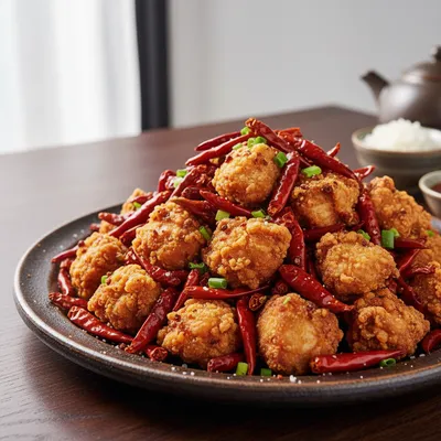 Chongqing Spicy Chicken — Chili-Buried Chicken Cubes