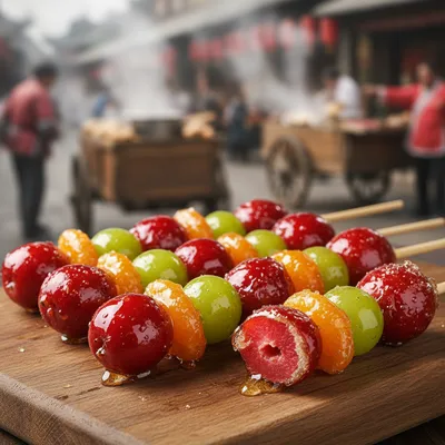Tanghulu — Candied Fruit on a Stick