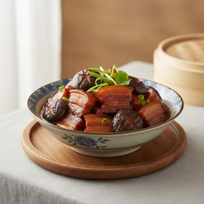 Mushroom Braised Pork — Homestyle Shiitake Comfort