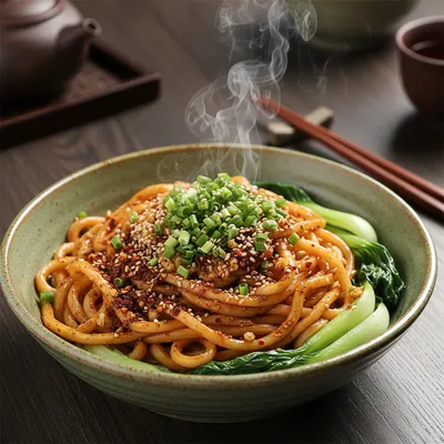 Oil-Splashed Noodles — Sizzling Simplicity