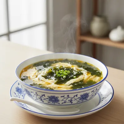 Seaweed Egg Drop Soup — China's Simplest Comfort